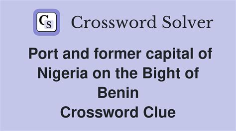 capital of benin crossword.